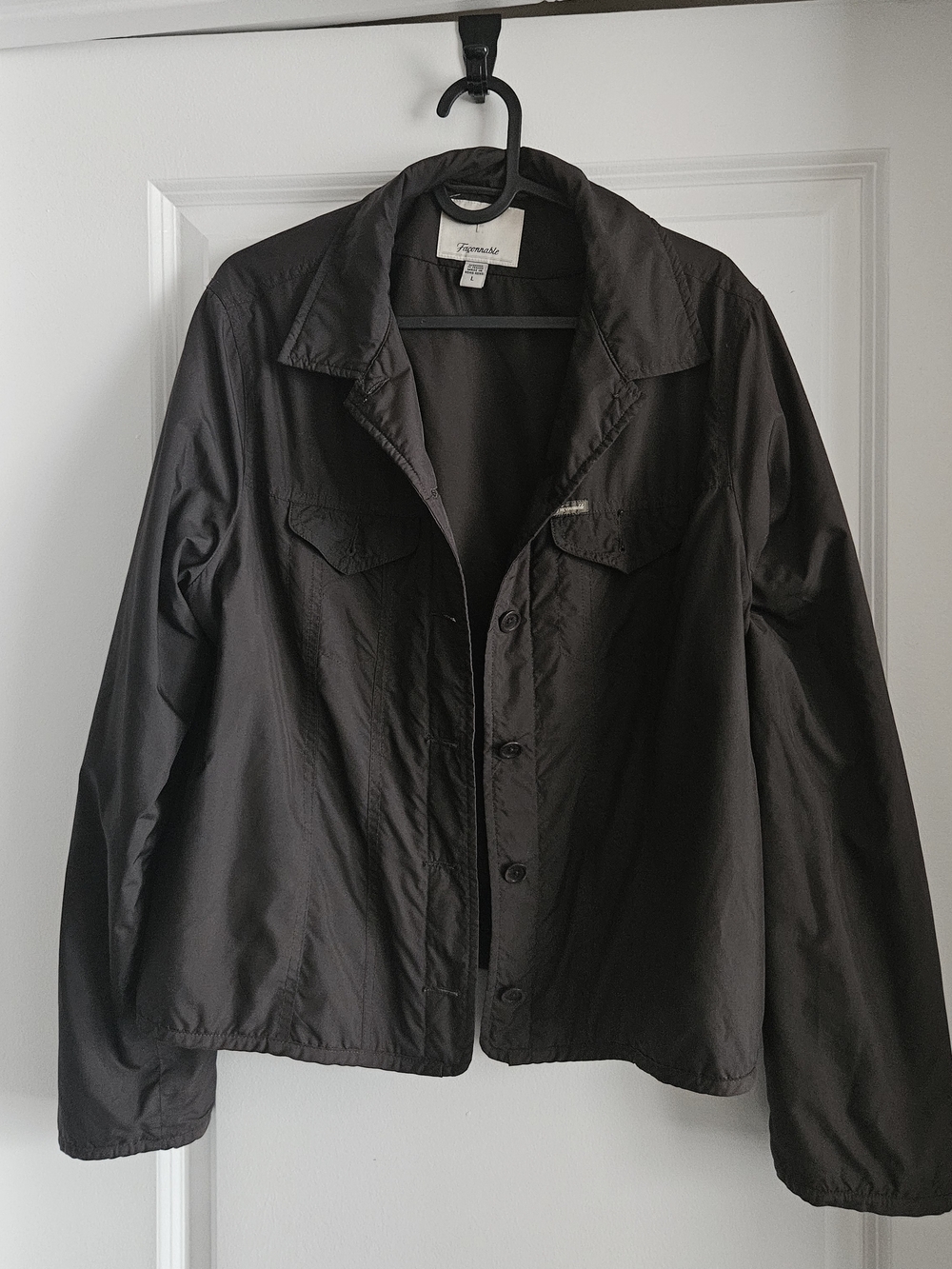 Faconnable Brown Casual Shirt-Jacket